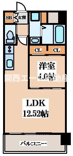 【間取り】 | プレジオ八戸ノ里
