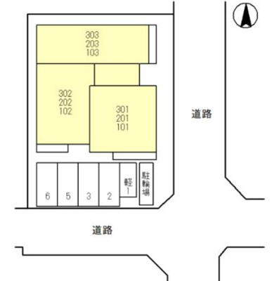 【区画図】 | ラ・ベル・メール鳳