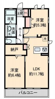 【間取り】 | マイカーサ北鎌倉