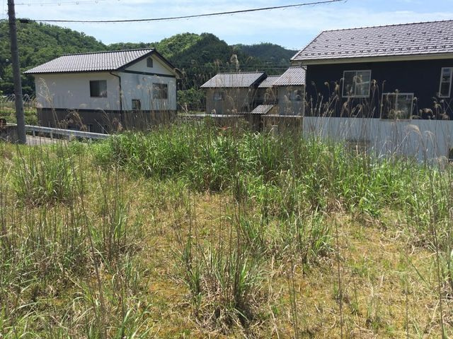 売土地 豊岡市法花寺　7区画　53.49坪の外観|敷地中央からみた景色