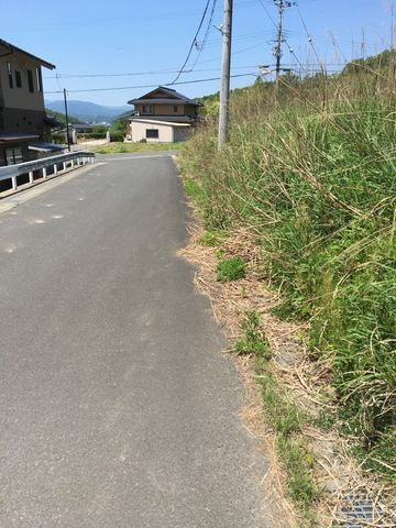 売土地 豊岡市法花寺　7区画　53.49坪の外観|前面道路含む現地写真