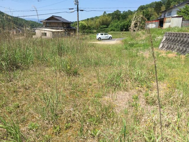 売土地 豊岡市法花寺　7区画　53.49坪の外観|敷地中央からみた景色