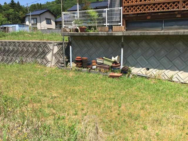 売土地 豊岡市法花寺　7区画　53.49坪の外観|敷地中央からみた景色