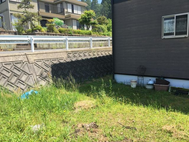 売土地 豊岡市法花寺　7区画　43坪の外観|敷地中央からみた景色