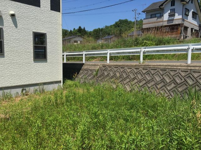 売土地 豊岡市法花寺　7区画　43坪の外観|敷地中央からみた景色