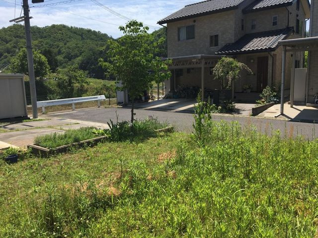 売土地 豊岡市法花寺　7区画　43坪の外観|敷地中央からみた景色