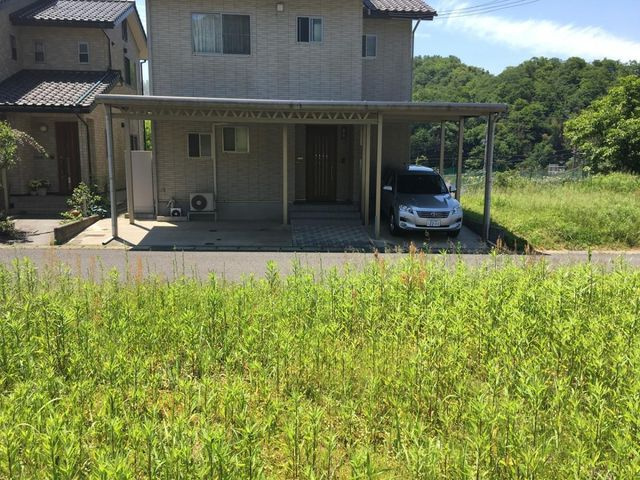 売土地 豊岡市法花寺　7区画　43坪の外観|敷地中央からみた景色