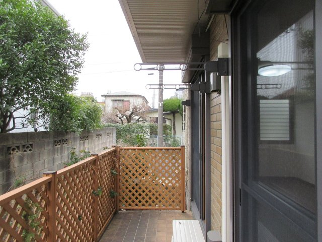 ローズコート美園のバルコニー