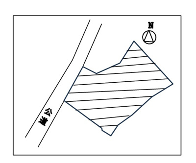 【区画図】 | 岡谷市湊4丁目 売地③