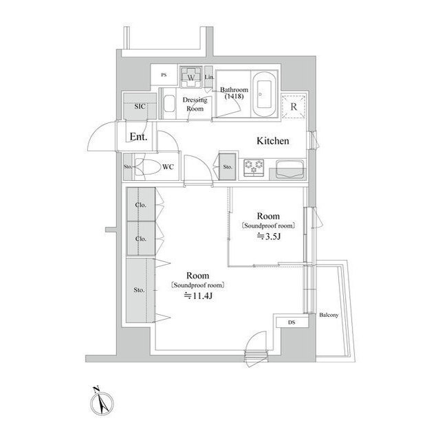 TRACK向ヶ丘遊園の間取り