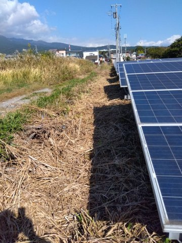 【前面道路含む現地写真】 | 沼津市鳥谷 売土地(太陽光設備付) ET04930 | 沼津市鳥谷　前面道路