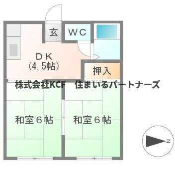 コーポフロイデの間取り