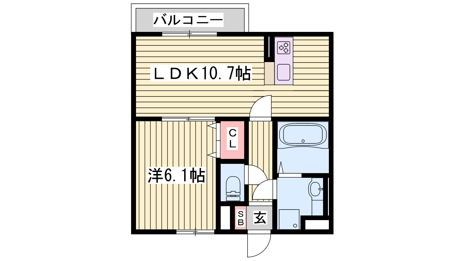 Pearl Annexの間取り