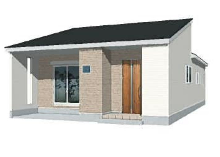 上里町金久保第2（全4棟）2号棟の外観パース|2号棟