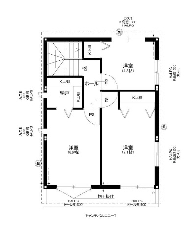 【間取り】 | 下白水南5丁目戸建