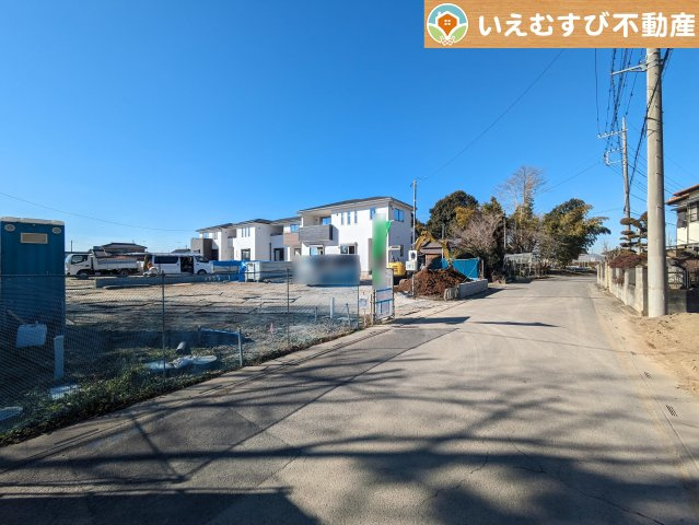 行田市野1期の前面道路含む現地写真|令和6年1月12日撮影