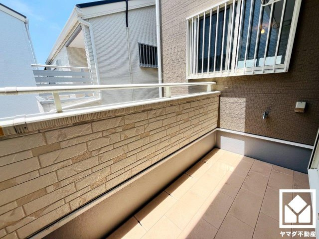 伏見区羽束師古川町　23号地のバルコニー