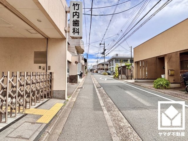 伏見区京町9丁目　の前面道路含む現地写真