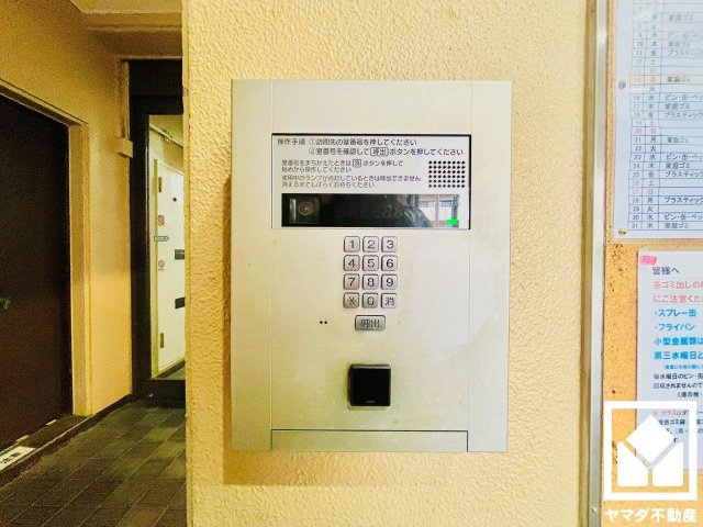 ハイツ伏見桃山の防犯設備