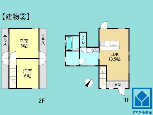 宇治市宇治山田の間取り