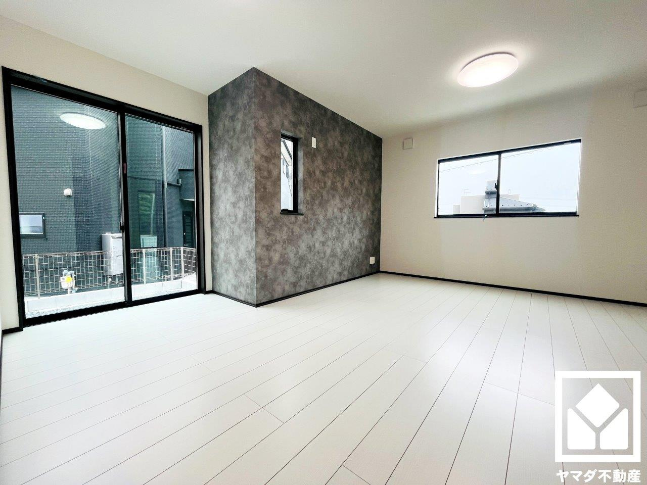 八幡市八幡福禄谷　22号棟の居間・リビング