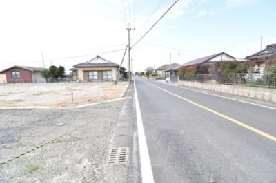 【前面道路含む現地写真】 | 鹿屋市川西町　分譲地4区画