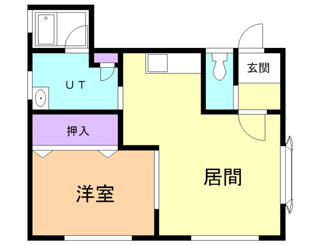 コーポドレアの間取り