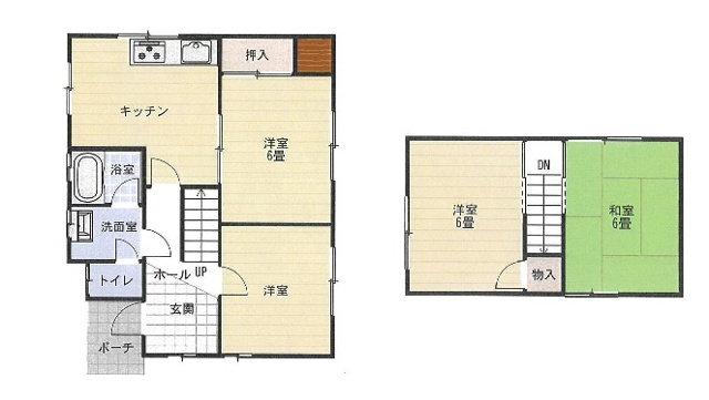 和歌山市和歌浦東3丁目・中古戸建・54525の間取り