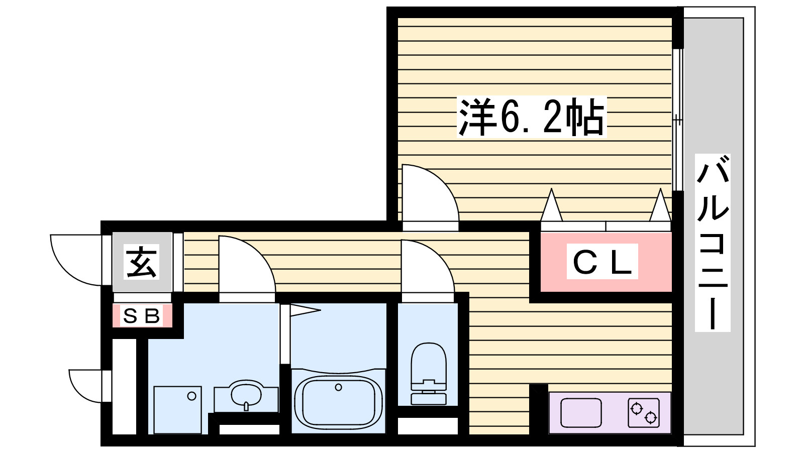 ブライト　ステージの間取り