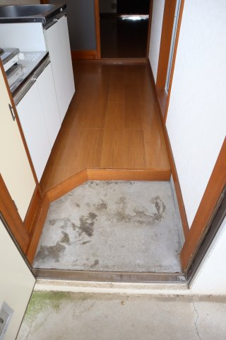 マイハイツBの玄関