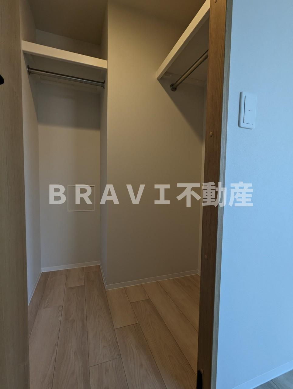 リンクス大阪城EASTレジデンス BRAVI不動産の収納
