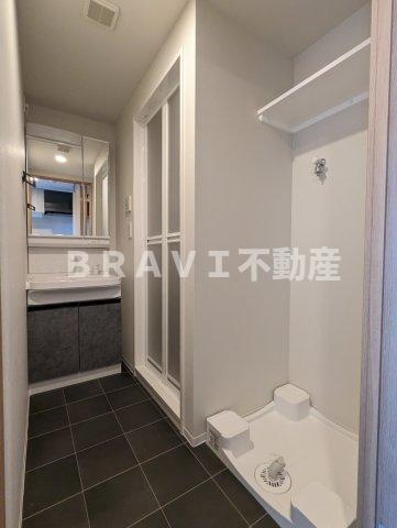 リンクス大阪城EASTレジデンス BRAVI不動産の洗面所