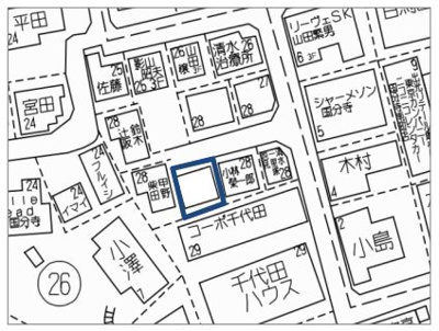 【地図】 | 国分寺市南町3丁目　新築戸建　全1棟
