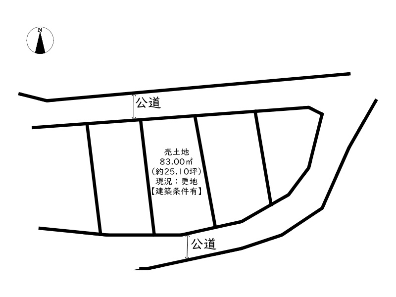 姫路市網干区余子浜／売土地の土地図