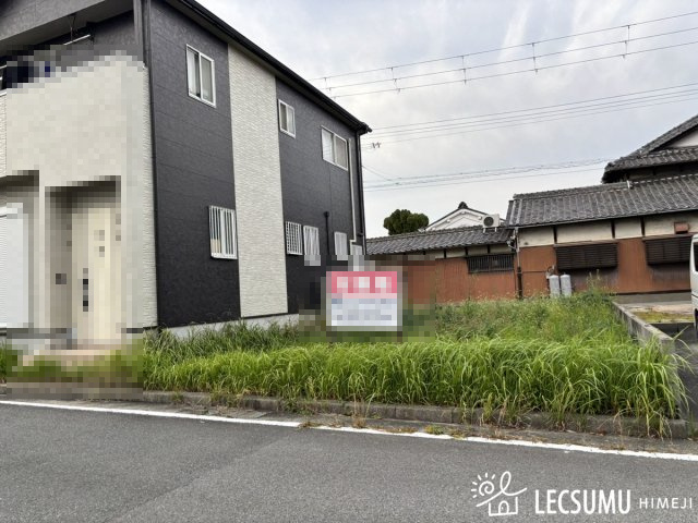 姫路市網干区余子浜／売土地の前面道路含む現地写真