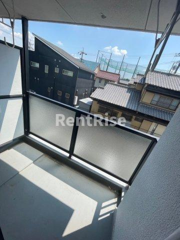 ファティリティ稲沢　(旧菱電アパート)2号棟のバルコニー