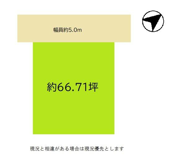 岩出市吉田土地の土地図
