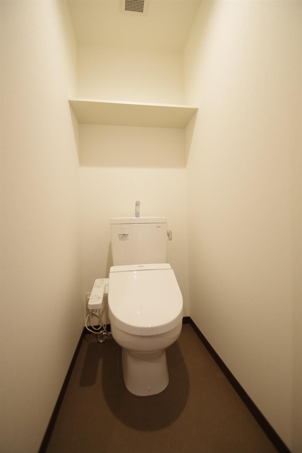 熊本市南区田井島２丁目の賃貸マンションのトイレ