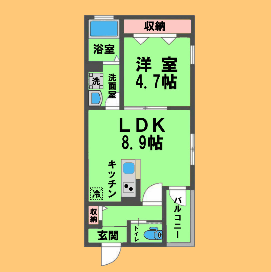 DELA香呑の間取り