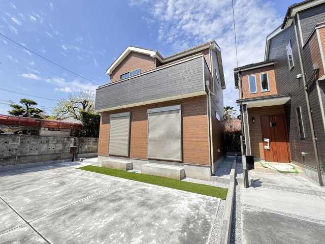 新築　高崎市筑縄町2期　Heartful　Town　1号棟の外観|現地写真　高崎市筑縄町2期　Heartful　Town