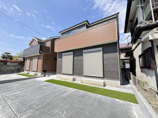 新築　高崎市筑縄町2期　Heartful　Town　2号棟の外観|現地写真　高崎市筑縄町2期　Heartful　Town