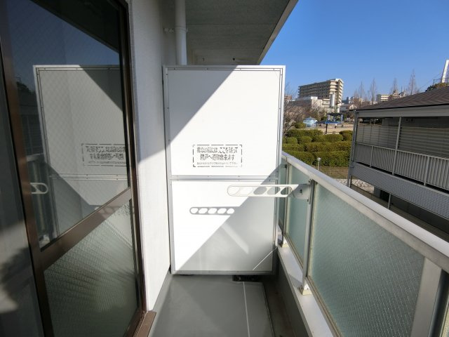 ルミエールまなびののバルコニー