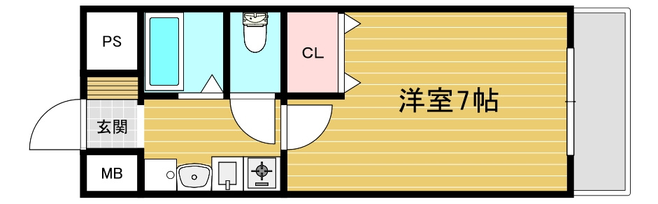 ルミエールまなびのの間取り