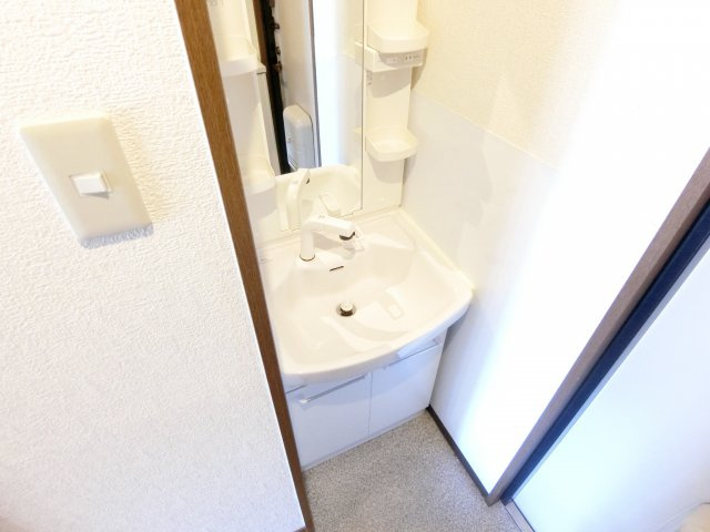 ルミエールまなびのの独立洗面台