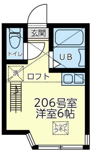 【間取り】 | ユナイト新子安パサージュ