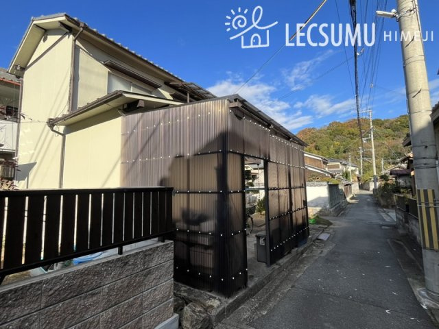 姫路市的形町福泊／売土地の前面道路含む現地写真