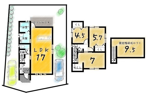 宇多野法安寺町【２区画】1号地