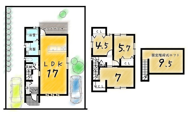 宇多野法安寺町【２区画】2号地