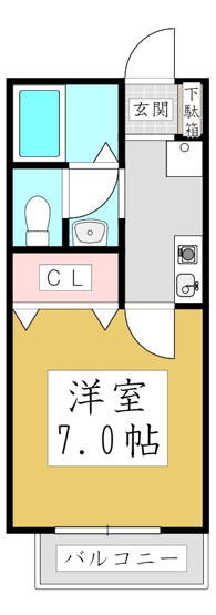 【間取り】 | シャロームK