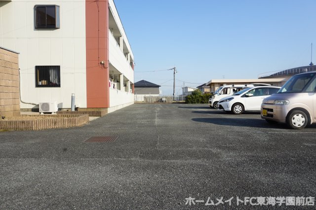 熊本市北区飛田２丁目のアパートの駐車場